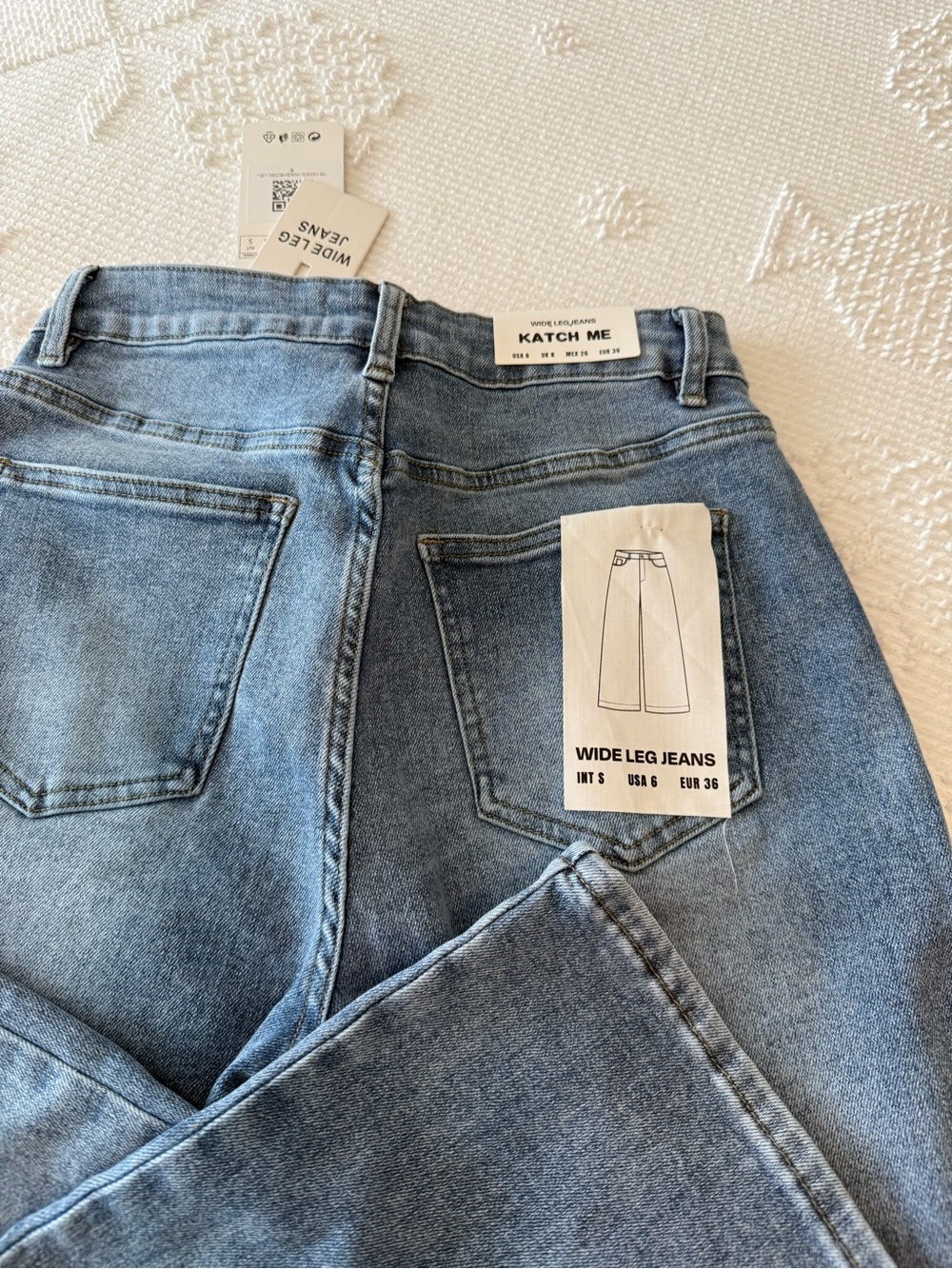 Katch Me wide leg jeans , NWT , sz 6 - Picture 6 of 10